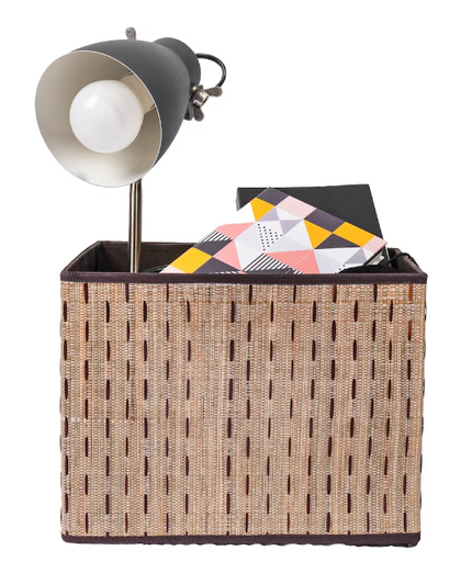 Vintiquewise Beige Foldable Decorative Storage Box - 23" x 11" x 11" (6/CASE)-A2ZHOME