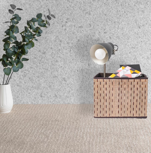 Vintiquewise Beige Foldable Decorative Storage Box - 23" x 11" x 11" (6/CASE)-A2ZHOME