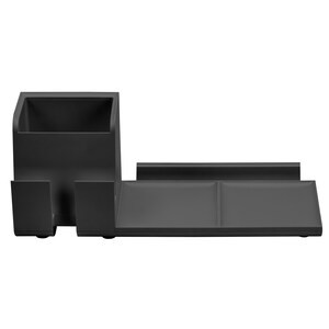 Bostitch Konnect Desk Organizer Power Base with Phone Stand - Black (Case of 6) - 11"x5"x5"-A2ZHOME