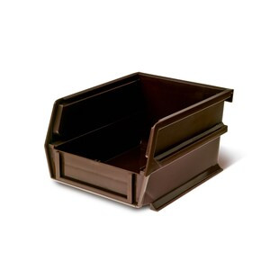 Triton 4-1/8 in. W x 3 in. H Brown Wall Storage Bin Organizer (8-Piece) - 8"x8"x8-A2ZHOME