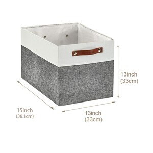 DECOMOMO Fabric Storage Cubes - 13x15x13 inch - Versatile Home Organization Solution-A2ZHOME