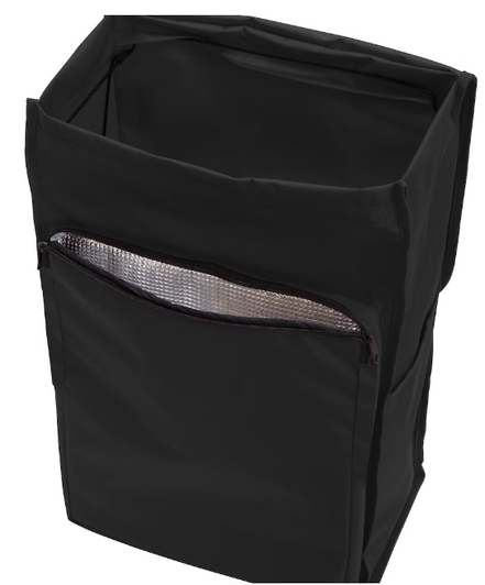 Playmarket Forzudo Duett Shopping Cart - 4-Wheel - Black (Case of 6) - 18"x8"x4"-A2ZHOME