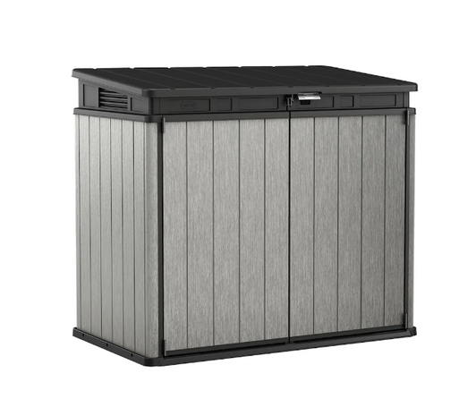 Keter Elite 41 cu. ft. Horizontal Resin Outdoor Storage Shed - Durable and Spacious-A2ZHOME