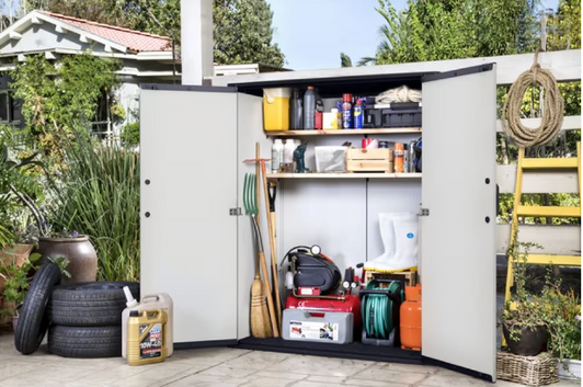 Keter Premier Tall 50 cu. ft. Resin Outdoor Storage Shed - Durable and Spacious Solution-A2ZHOME