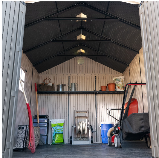 Lifetime Lifetime 8 Ft. x 10 Ft. Outdoor Storage Shed-A2ZHOME