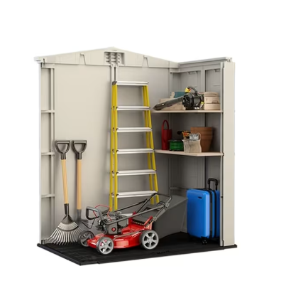 Keter Factor 6 ft. x 3 ft. Resin Outdoor Storage Shed - Weather Resistant Garden Shed-A2ZHOME