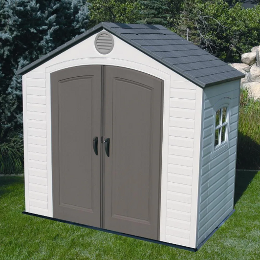 Lifetime 8 Ft. x 5 Ft. Outdoor Storage Shed - Spacious and Durable Garden Shed Solution-A2ZHOME