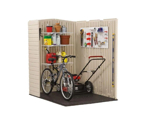 Rubbermaid Big Max 159 cu.ft. Small Weather Resistant Resin Outdoor Storage Shed - Spacious and Durable Garden Shed-A2ZHOME