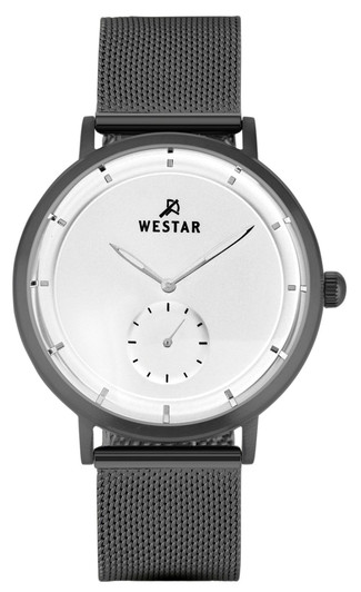 Westar Profile Stainless Steel White Dial Quartz 50247ggn107 Men's Watch