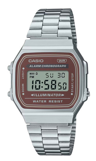 Casio Vintage Digital Stainless Steel Bracelet Quartz A168wa-5a Men's Watch