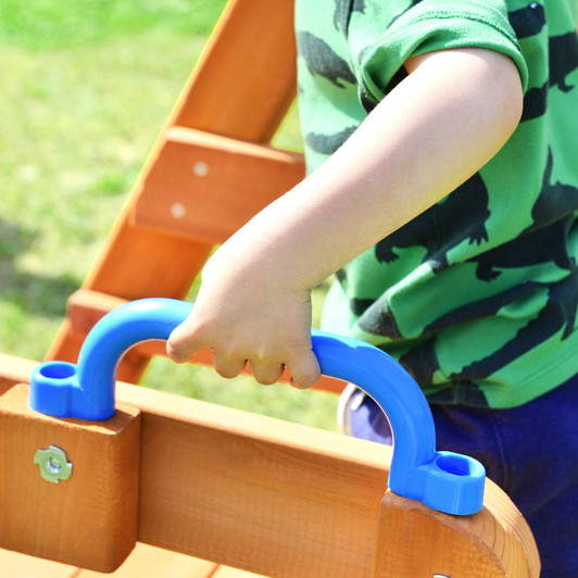 A2ZHOME Wooden Swing Set with Slide, Outdoor Playset Backyard Activity Playground Climb Swing Outdoor Play Structure for Toddlers, Ready to Assemble