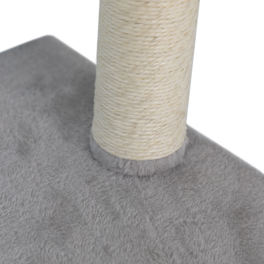 A2ZHOME Wall-mounted Cat Tree, Cat Furniture with 2 Cat Condos House, 3 Cat Wall Shelves, 2 Ladder, 1 Cat Perch, Sisal Cat Scratching Posts and Pad
