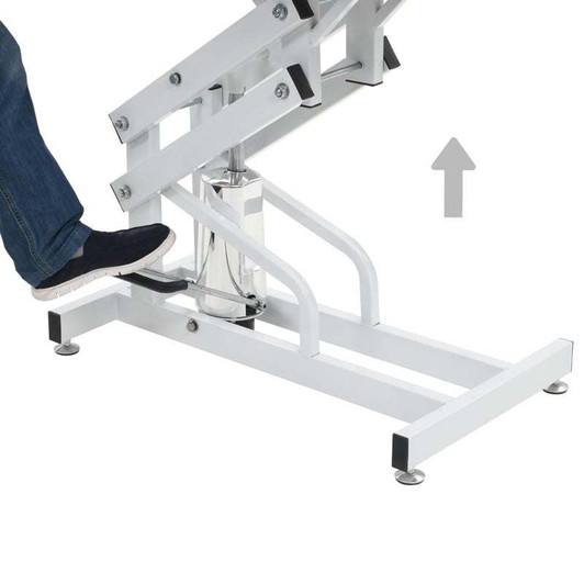 A2ZHOME 42.5INCH HYDRAULIC PET GROOMING TABLE WITH "H" ARM PINK