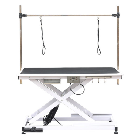 A2ZHOME super Deluxe electric pet grooming table, 110V/220V professional groomer recommend height adjust from 8 up to 36inch