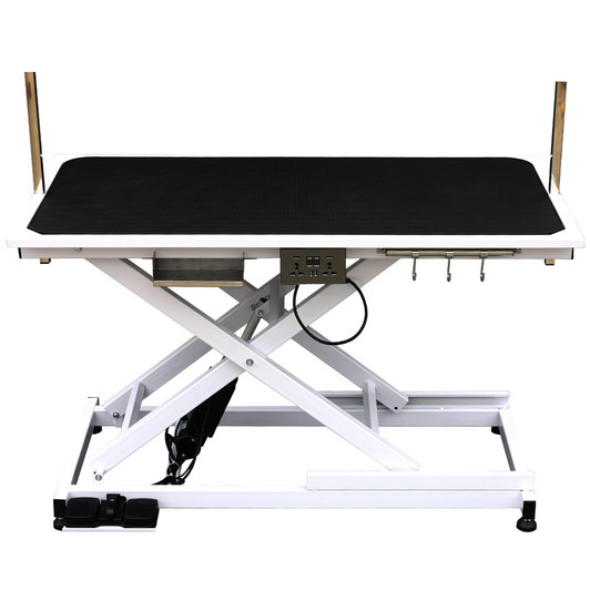 A2ZHOME super Deluxe electric pet grooming table, 110V/220V professional groomer recommend height adjust from 8 up to 36inch