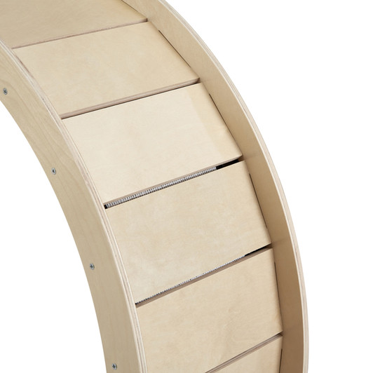 A2ZHOME Cat Exercise Wheel - Indoor Cat Treadmill with Carpeted Running Track, Safety Cat Treadmill with Latch, Weighted Wheel for Cats, Add Fun to Cat Exercise, Natural Wood Color, 39.4"L x 13.2"W x 41.3"H