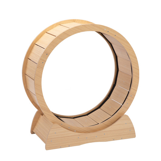 A2ZHOME Wooden Cat Treadmill - Indoor Exercise Wheel for Cats