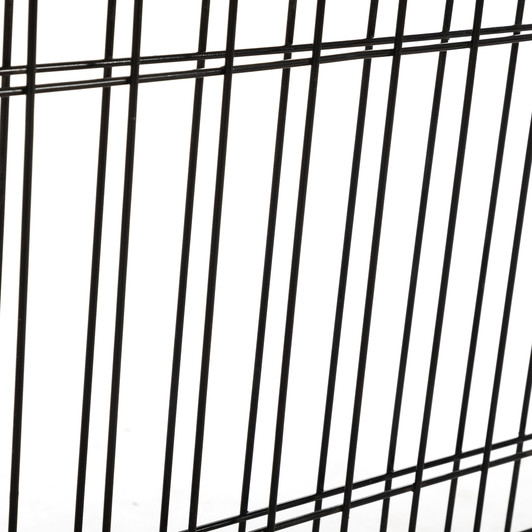 A2ZHOME Wood Freestanding Pet Gate;  38"-71" Length Adjustable Dog Gate;  Safety Fence for Stairs Doorways;  Natural