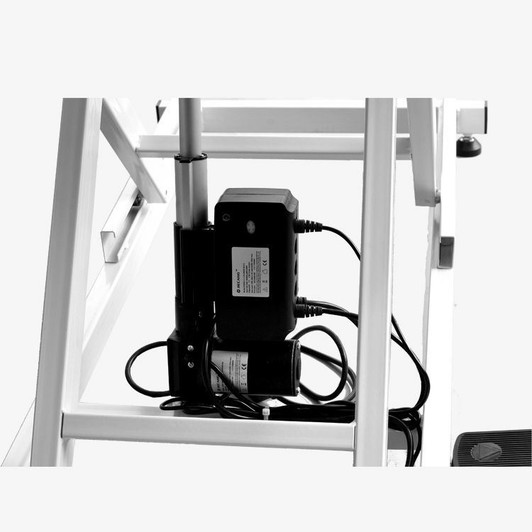 A2ZHOME Super Deluxe Electric Pet Grooming Table - 110V/220V, Adjustable Height from 8" to 36"