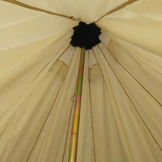 A2ZHOME 10-Person Yurt Tent Glamping Bell Tent with Spacious Interior, Breathable Waterproof Design, for Family Outdoor Camping, 16' x 16' x 10'A