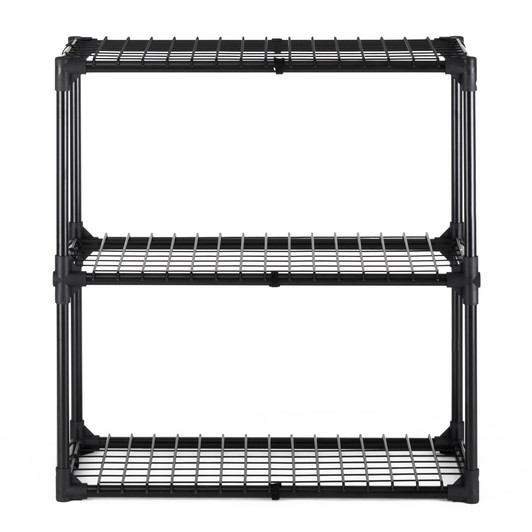 A2ZHOME 3-SHELF WIRE RACK WITH COVER(1PACK),Inclouding one cover