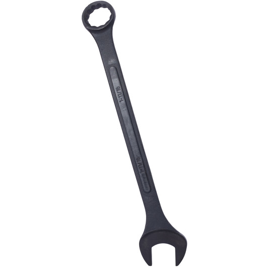A2ZHOME Jumbo Combination Wrench Set Extra Large,10 PC SAE Black-Oxide Jumbo Combo Wrench Set 1-5/16" - 2" with pouch