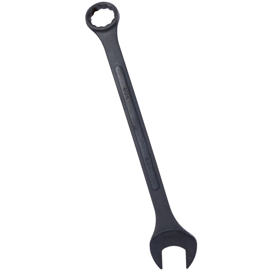A2ZHOME Jumbo Combination Wrench Set Extra Large,10 PC SAE Black-Oxide Jumbo Combo Wrench Set 1-5/16" - 2" with pouch