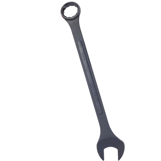 A2ZHOME Jumbo Combination Wrench Set extra large, SAE, 6-piece, 1-3/8'' to 2'',Black Oxide, with Pouch
