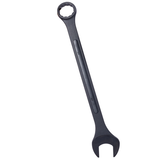A2ZHOME Jumbo Combination Wrench Set extra large, Metric, 6-piece, 1-3/8'' to 2'',Black Oxide, with Pouch