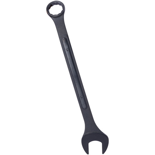 A2ZHOME Jumbo Combination Wrench Set extra large, Metric, 6-piece, 1-3/8'' to 2'',Black Oxide, with Pouch
