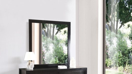 A2ZHOME Glory Furniture Burlington G2450-M Mirror , Black