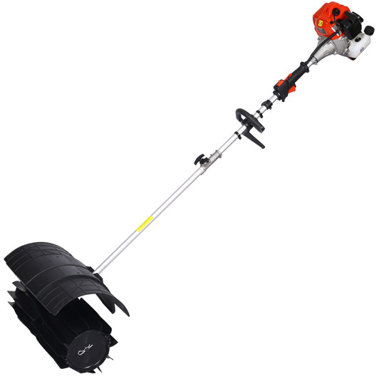 A2ZHOME Snow Sweeper GASOLINE POWERED PADDLE PRO,52CC 2 STROKE ,with 2pcs PADDLE 27.2x10.4" EPA