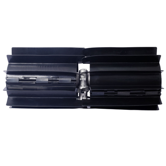 A2ZHOME Snow Sweeper GASOLINE POWERED PADDLE PRO,52CC 2 STROKE ,with 2pcs PADDLE 27.2x10.4" EPA