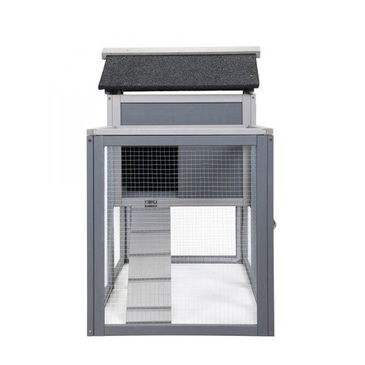 A2ZHOME Indoor Outdoor Rabbit Hutch, Bunny Cage with Run, Pull Out Tray, Guinea Pig House for Small Animals XH