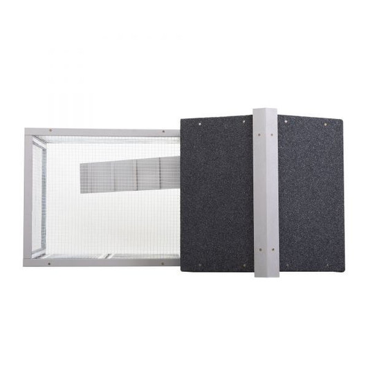 A2ZHOME Indoor Outdoor Rabbit Hutch, Bunny Cage with Run, Pull Out Tray, Guinea Pig House for Small Animals XH