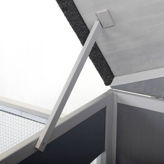 A2ZHOME Indoor Outdoor Rabbit Hutch, Bunny Cage with Run, Pull Out Tray, Guinea Pig House for Small Animals XH