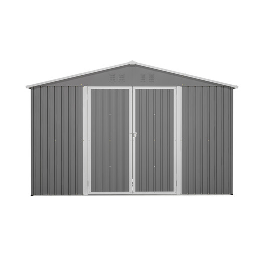 A2ZHOME 10X8 FT Outdoor Storage Shed: Robust and Stylish All-Weather Storage Solution