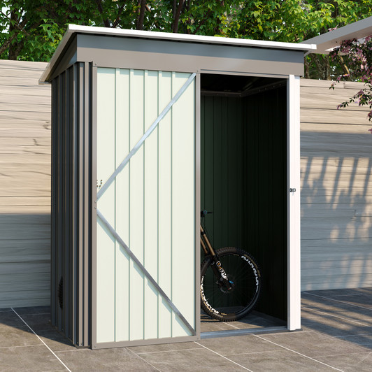 A2ZHOME 5*3 FT Outdoor Storage Shed: Compact, Secure, and Stylish Storage Solution