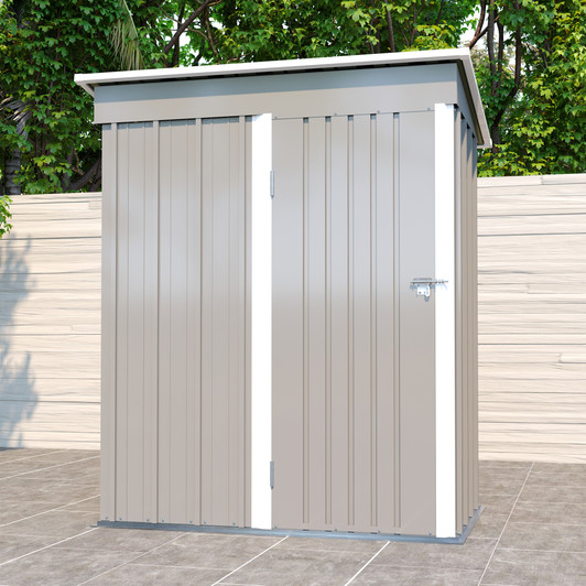 A2ZHOME 5*3 FT Outdoor Storage Shed: Compact, Secure, and Stylish Storage Solution