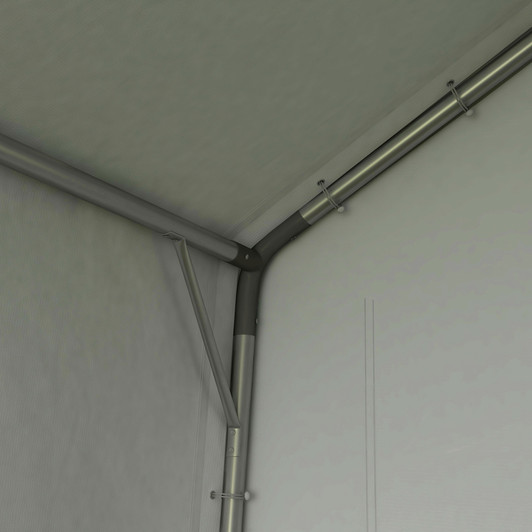 A2ZHOME 7' x 12' Garden Storage Tent: Heavy Duty, Waterproof, and Portable Outdoor Shed