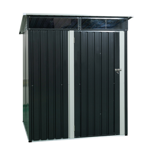 A2ZHOME TC53BL 5ft x 3ft Outdoor Metal Storage Shed: Compact, Durable, and Modern