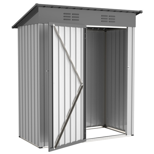 A2ZHOME 5 x 3 Ft Outdoor Storage Shed: Compact and Durable Solution for Your Outdoor Storage Needs