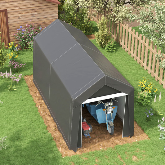 A2ZHOME 7' x 12' Garden Storage Tent: Heavy-Duty, Waterproof Shelter for Your Outdoor Needs