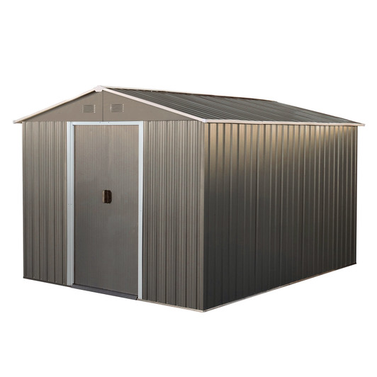 A2ZHOME 8x10ft Outdoor Metal Storage Shed: Durable and Spacious Storage Solution for Your Outdoor Needs