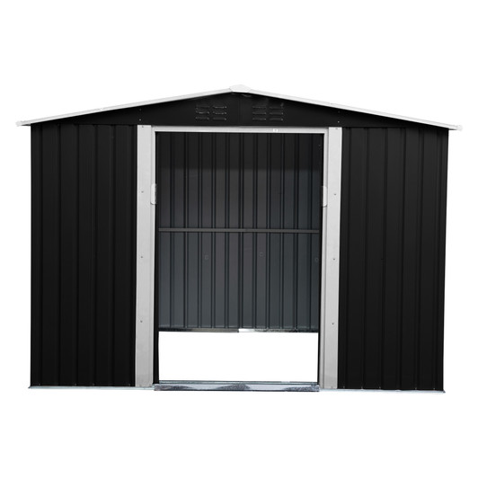 A2ZHOME 6 x 8 Ft Outdoor Storage Shed: Durable, Secure, and Spacious Metal Shed for Your Yard