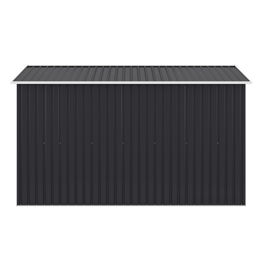 A2ZHOME 9.1' x 10.5' Outdoor Metal Storage Shed: Spacious, Secure, and Ventilated Shed for Your Outdoor Needs