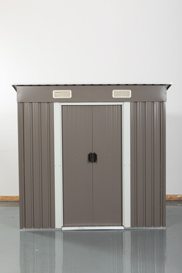A2ZHOME 6ft x 4ft Outdoor Metal Storage Shed: Compact and Durable Storage Solution for Your Backyard