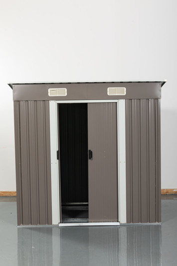A2ZHOME 6ft x 4ft Outdoor Metal Storage Shed: Compact and Durable Storage Solution for Your Backyard