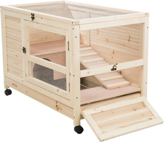 A2ZHOME Spacious Rabbit Cage - Comfortable and Secure Home for Your Furry Friend