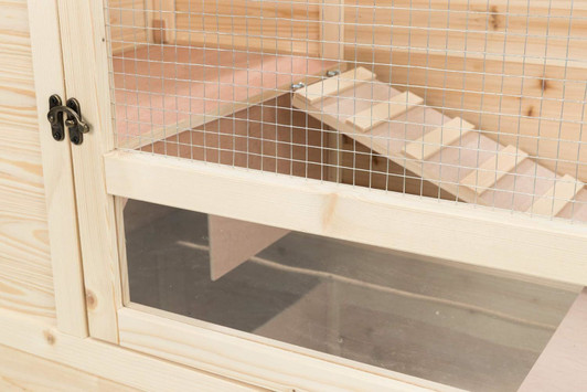 A2ZHOME Spacious Rabbit Cage - Comfortable and Secure Home for Your Furry Friend